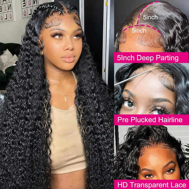 Deep Wave Human Hair Wigs