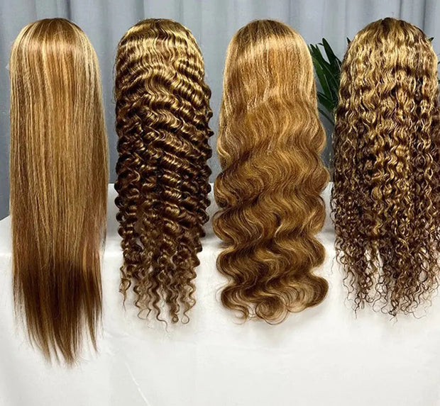 Honey Blonde Body Wavy Wig