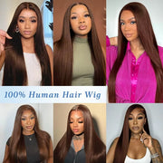 Brown HD Lace Frontal Wigs