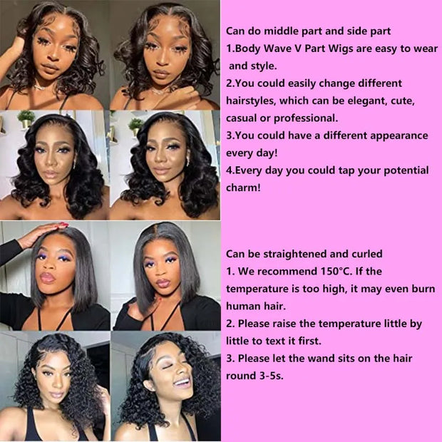 Body Wave Brazilian Human Hair Wigs