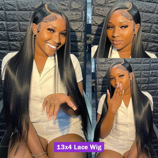 Straight Transparent Lace Frontal Wig