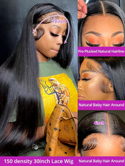 Straight Transparent Lace Frontal Wig