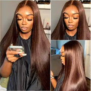 Brown HD Lace Frontal Wigs