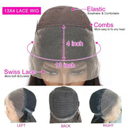 Straight Transparent Lace Frontal Wig