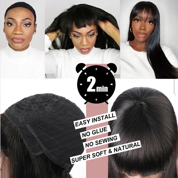 Body Wave Brown Human Hair Wigs