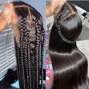 Transparent Straight Human Hair Wigs