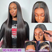 Straight Transparent Lace Frontal Wig