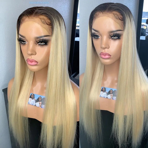 Ombre Blonde Lace Front Wigs