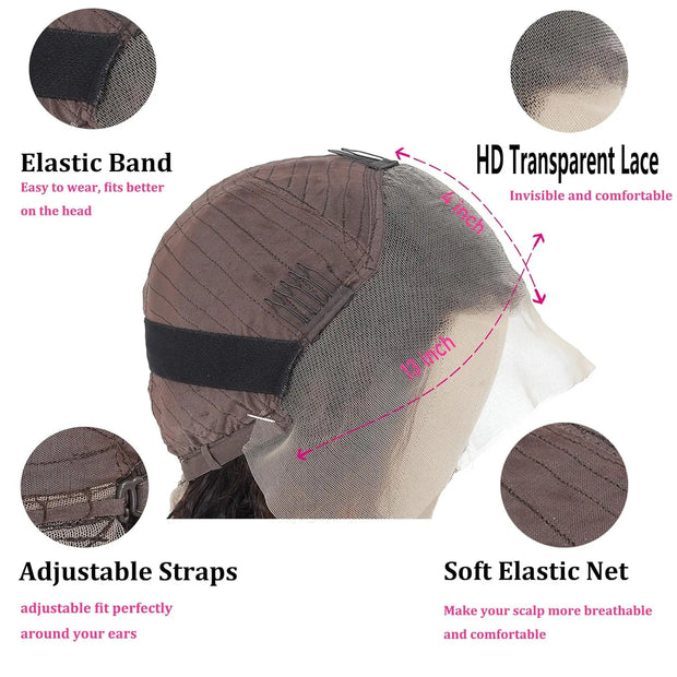 Body Wave Brazilian Human Hair Wigs