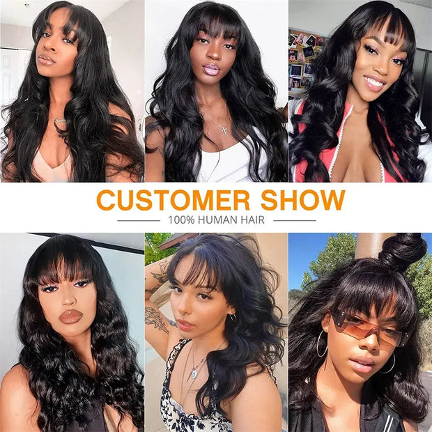 Body Wave Human Hair Wigs