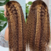 Honey Deep Wave Lace Frontal Wigs