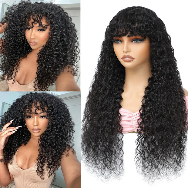 Water Wave Curly Hair Wigs