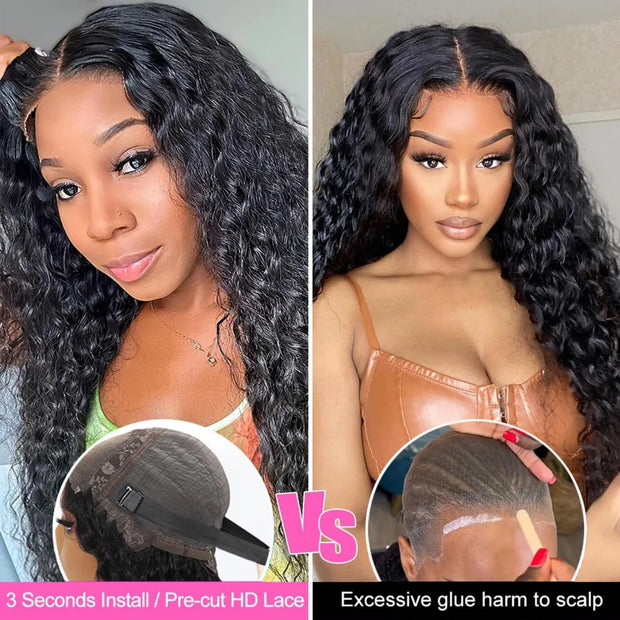 Deep Wave Human Hair Wigs