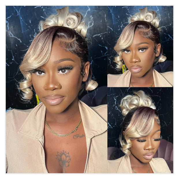 Ombre Blonde Lace Front Wigs