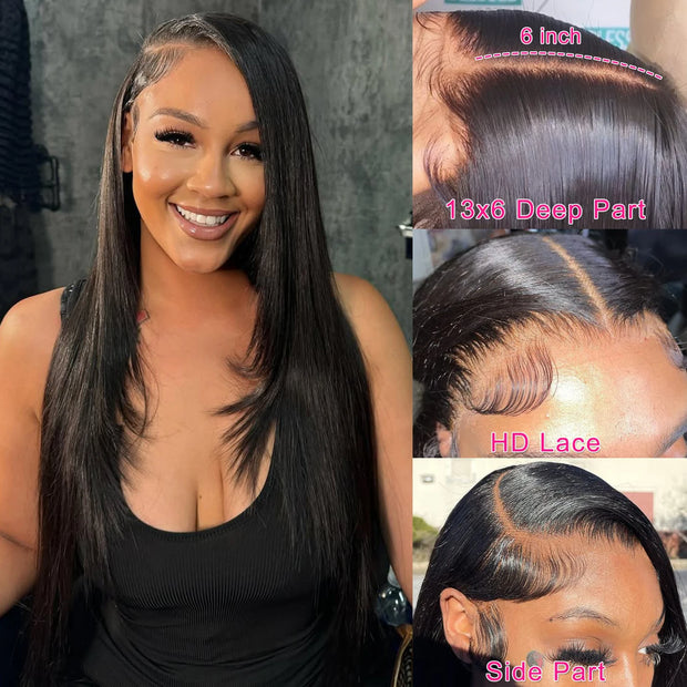 Straight Lace Glueless Wigs