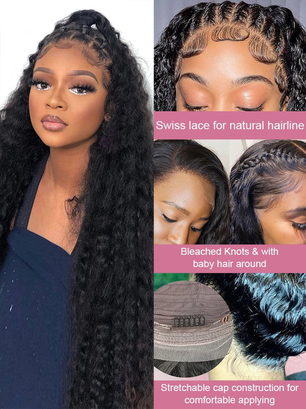 HD Deep Wave Lace Frontal Wig